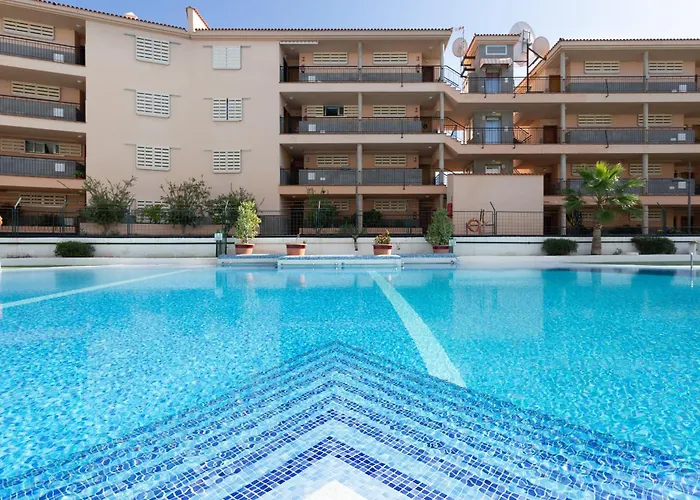 Ocean View & Pool Cristianos Summerland Appartement *